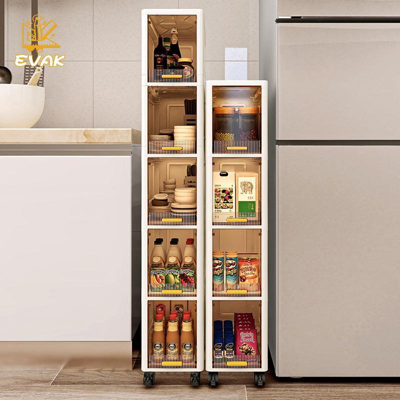 Tủ lưu trữ có thể gập lại Alittlesetrtu, Slim Organizer Ra cho phòng tắm Thức ăn VN