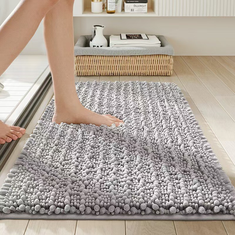 [Dày Dặn Cao Cấp] Thảm Lau Chân Sợi Chenille Chùm - Thảm Trang Trí Cửa Ra Vào & Phòng Ngủ Siêu Thấm Hút, Kháng Bẩn & Chống Trượt Tuyệt Đối