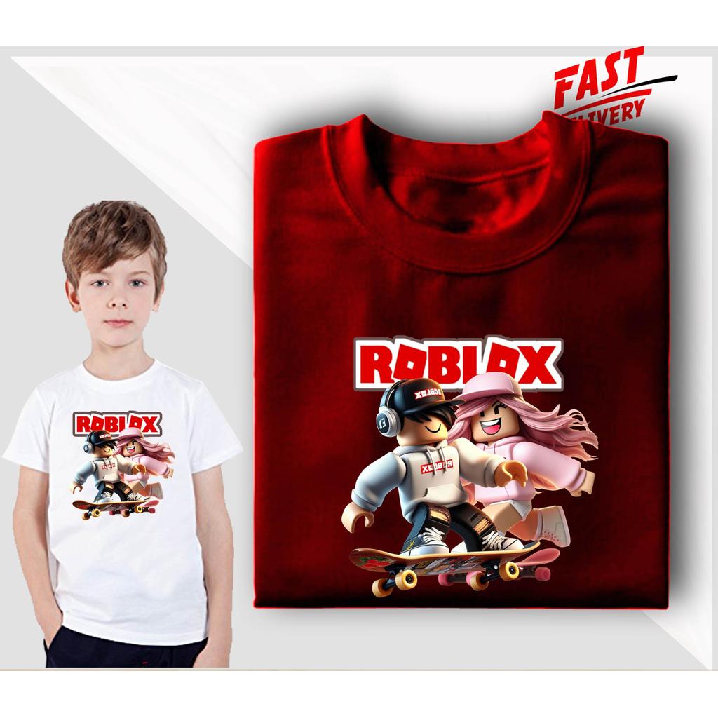 nữ Áo thun trẻ con Roblox5 in nam MC