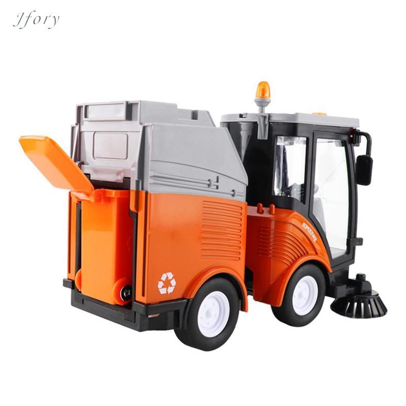 Jfory Quét Đường Xe Rác Xe Mô Phỏng Mô Hình Kỹ Thuật Ô Tô Đồ Chơi Trẻ Em