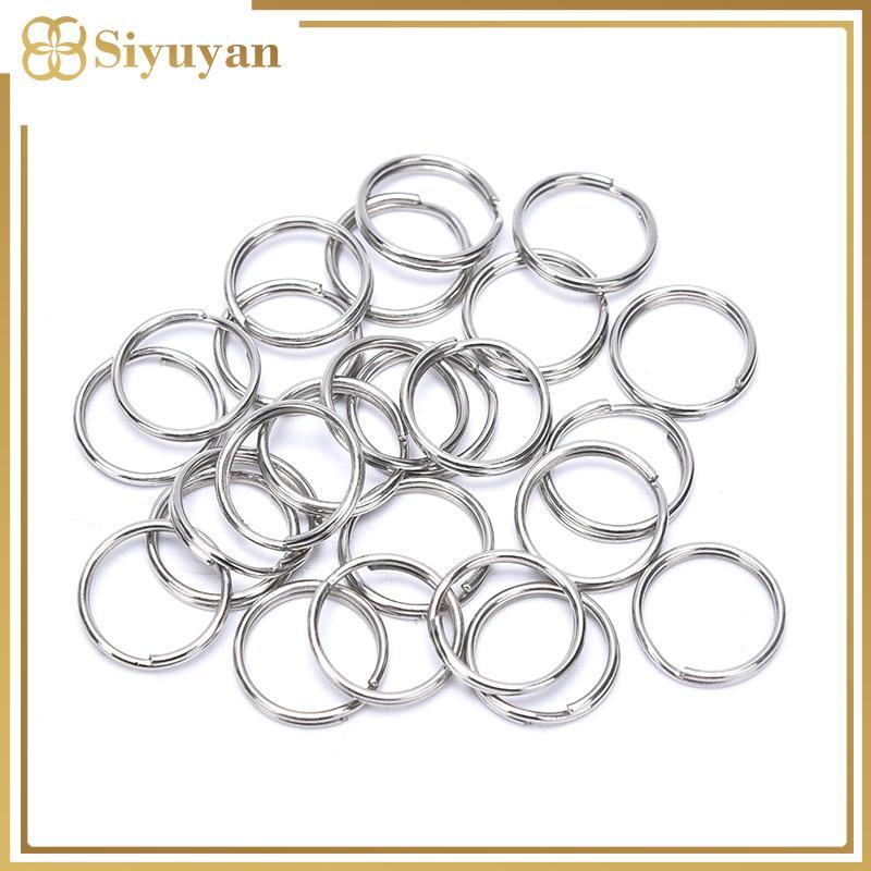Siyuyan 50 Chiếc Kẹp Móc Kim Loại Hình Tôm Hùm Có Vòng Chìa Khóa