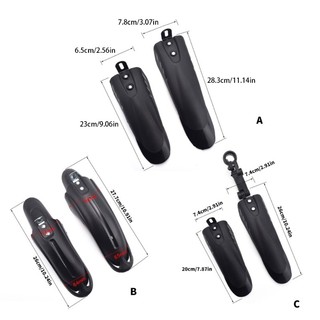 Zzz Dụng cụ cần thiết Cặp chắn bùn xe đạp trẻ em Phạm vi kích thước 12-20 Inch Thiết kế nhẹ