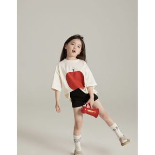 Áo thun bé gái in trái cây – Cotton 100% form rộng phong cách Hàn Quốc
