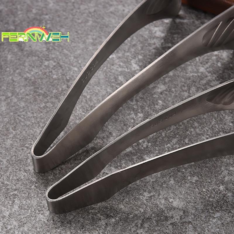 Fernweh Kẹp thịt nướng nhọn thép không gỉ phong cách Hàn Quốc, dùng cho thực phẩm/bánh mì/bít tết, nhà hàng khách sạn