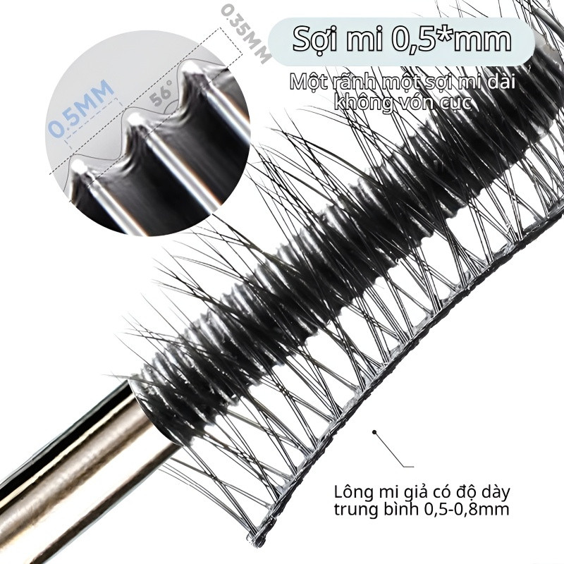 【Chống Thấm Nước/ Lâu Trôi 24H】Kem Lót Mi Dạng Ống Thép / Dưỡng Mi Chắc Khỏe / Làm Cong Mi 3D Tự Nhiên / Dạng Tuýp Nhỏ Tiện Lợi