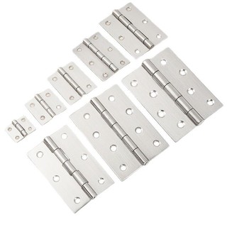 Cửa Sổ Bản Lề Dày Mở Bản Lề Lớn Đầy Đủ Quần Áo Nhỏ Gấp Trang Phần Cứng Phụ Kiện Thép Không Gỉ Bản Lề Phẳng Cửa Tủ Gấp
