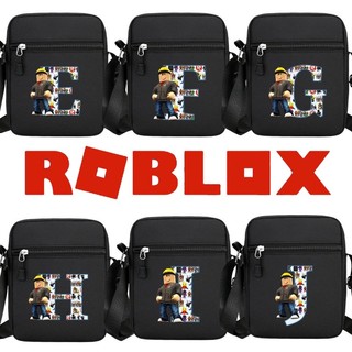 Roblox Túi Đeo Vai Màu Đen Chữ Thời Trang Túi Vuông Nhỏ Túi Đeo Ngang Túi Vải Quà Tặng Sinh Nhật Du Lịch Đa Năng