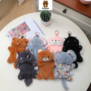 Rytanda Dễ Thương Mềm Cáo Rửa Gấu Trúc Thỏ Chó Sang Trọng Mặt Dây Chuyền Ấm Tay Kho Báu Động Vật Móc Khóa Quà Tặng Cho Trẻ Em Bạn Gái Trang Trí Ấm Áp Tay Quà Tặng Sinh Nhật Giáng Sinh