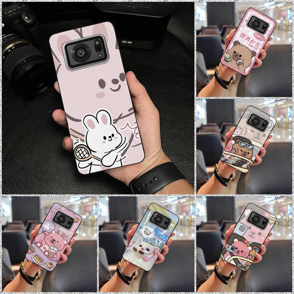 Túi Điện Thoại Sharp Aquos R6/SH-51B/P6/R6G, ốp lưng TPU mềm, thiết kế thời trang, graffiti cặp đôi, silicone chống va đập, chống bụi bẩn