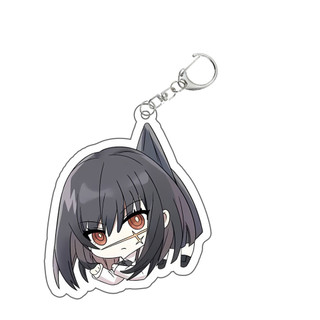 Anime Keychains Chainsaw Man Acrylic Car Keychain Accessories Creative Kawaii Bag Charm Backpack Pendant Keyring Gifts
