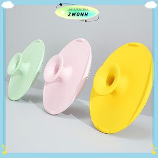 ZMONH Silicone Dầu Gội Bàn Chải Cho Bé Sơ Sinh Tắm Silicon Mềm Trẻ Em Trẻ Em Tắm Bàn Chải Đầu Rửa Tóc Massage Bàn Chải Tắm Không