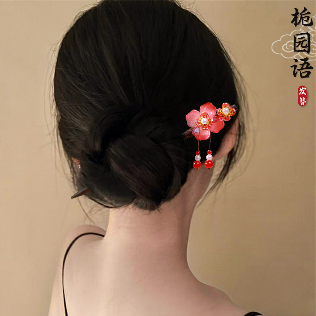 Kẹp tóc cổ điển phong cách Trung Hoa, phụ kiện sườn xám phù hợp hàng ngày
