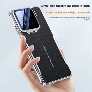 Ốp Lưng Cho Xiaomi 15 Pro 15 Ultra 14 Pro 14 Siêu Da Tản Nhiệt Với Ống Kính Kim Loại Bảo Vệ Phim Hỗ Trợ Vô Hình Vỏ Điện Thoại