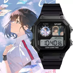 Link Click Anime Ngoại Vi Vein Lucas Sinh Viên Đồng Hồ Điện Tử Cặp Đôi Đồng Hồ Thể Thao Chống Thấm Nước Thời Gian Quà Tặng Sinh Nhật