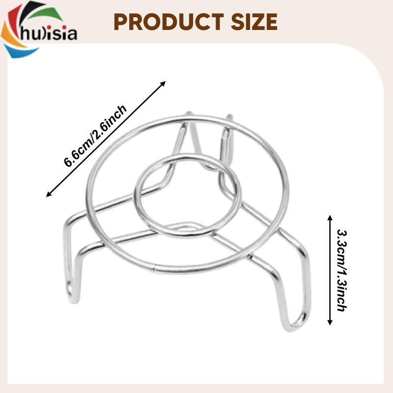 Giá hấp Mini bằng thép không gỉ Giá đỡ nồi nhỏ gọn Trivet Dễ sử dụng cho trứng cút cho nồi áp suất điện nhỏ và nồi sữa