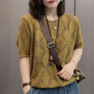 Áo len nữ dệt kim thời trang,Thiết kế họa tiết dệt nổi đẹp mắt,Form rộng thoải mái, dễ mặc,Dễ phối quần jean, chân váy..