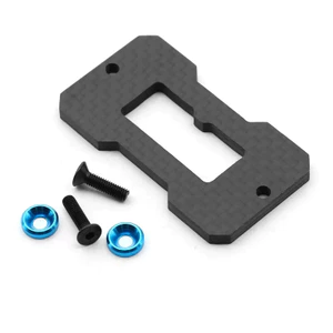 Bộ phận gia cố đế gắn servo lái bằng sợi Carbon cho đế nhựa servo chính hãng Tamiya TT02