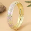 JUNYUE88US Vintage Cloisonne Bangle, Men Hoa Nhiều Màu Sắc Vòng Tay Hoa, Bohemian Truyền Thống Dân Tộc Cổ Điển Vòng Tay Nữ Trang Sức