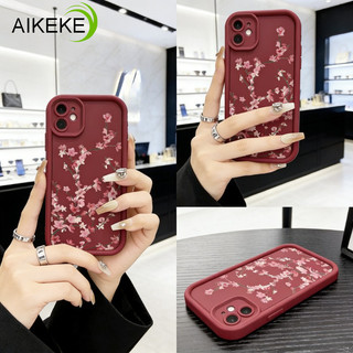 Ốp Điện Thoại Màu Trơn Peach Blossom Đơn Giản Cho Infinix Zero 40 30 Smart 10 Plus 8 Pro HD Plus 7 6 Plus 5 GT 20 10 Pro 5G 4G Vỏ Mùa Xuân Tươi Chống Rơi Ốp Lưng Mềm