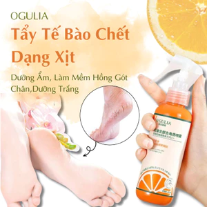 OGULIA Dưỡng Bàn Chân Nứt Nẻ Dạng Xịt Dưỡng Ẩm Làm Mềm Hồng Gót Chân Dưỡng Trắng 120ml