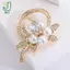 Mới Bán Chạy Hoa Ngọc Trai Bustling Thời Trang Ngọc Trai Cao Cấp Kim Cương Giả Vòng Hoa Thổ Cẩm Corsage Phụ Kiện Nữ