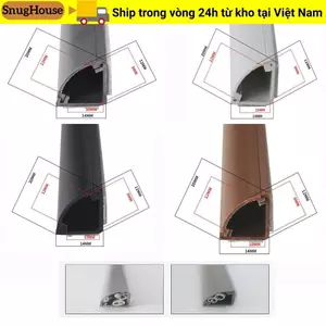 Vỏ bảo vệ dây SNUGHOUSE tam giác chống đùn, tự dính, bền cho khe cắm điện trong nhà và ngoài trời