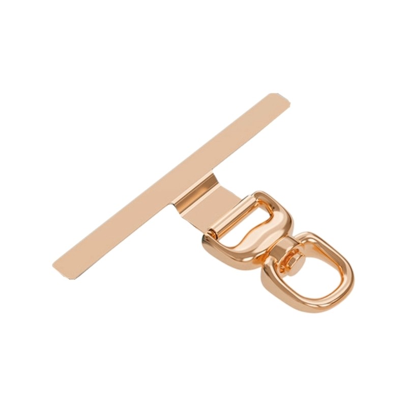 Redbaiaa1 Dây đeo điện thoại bằng thép không gỉ Tab mỏng Miếng dán chống gỉ Xoay cho dây đeo cổ tay đeo chéo an toàn