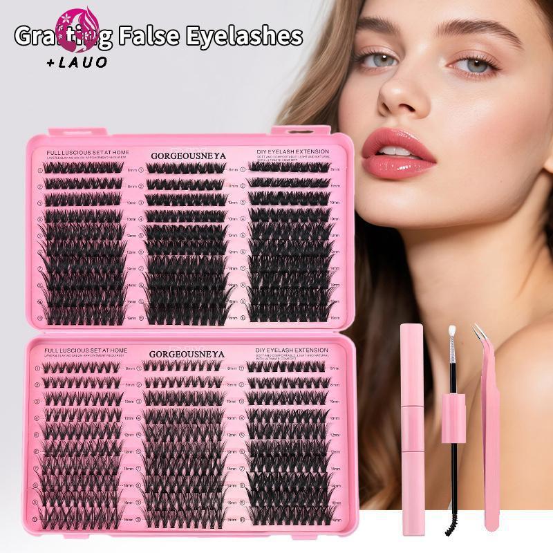 Springevenstar Cụm Lash Tự Nhiên Bộ Nối Mi Cá Nhân 30D 40D 50D 60D Mềm Nhẹ Mi Cho Salon DIY Sử Dụng Tại Nhà Springevenstar