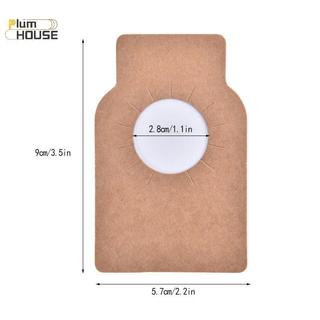 PlumHOUSE 50 Chiếc Chai Rượu Thẻ Cho Rượu Ras Và Cellars Trống Hai Mặt Một Kích Thước Phù Hợp Với VN