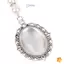 Khung Ảnh Trái Tim Bó Hoa Cưới Cho Kỷ Niệm Đám Cưới - Cô Dâu Lacy Hình Bầu Dục Quyến Rũ, Thiên Thần Mặt Dây Chuyền Mới