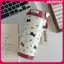 JASMINE Floral Kitten Design 550ml Cốc cách nhiệt chân không hai giọt, Bình nước di động 316 dung tích lớn JASMINE