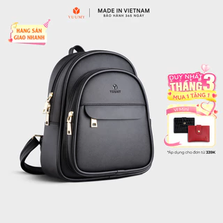 Balo Yuumy (Thời trang nữ cỡ trung basic - Balo da Seasand YBA51)