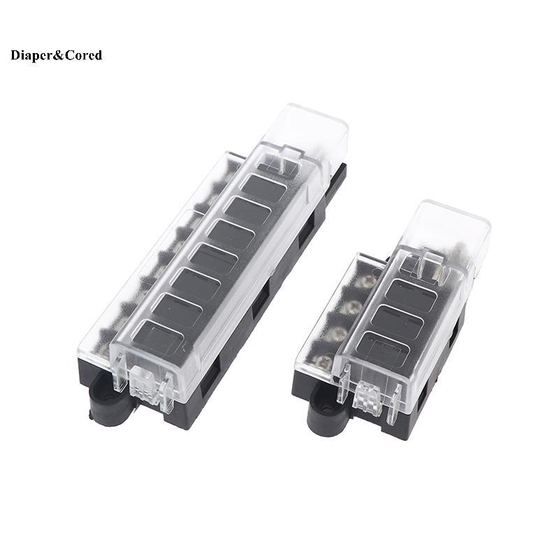 DIAPER & CORED 12V 24V Hộp cầu chì chèn trung bình đa năng 4 8 chiều cho ô tô Tru Mini Van Bảo vệ nguồn Dự án điện YTH