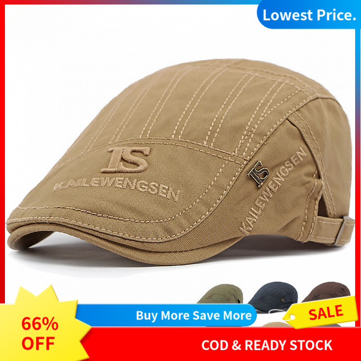 HÀNG CÓ SẴN  CODMũ Nam Xuân Hè Cotton Đạt Đỉnh Mũ Anh Retro Thời Trang Advance Mũ Nữ Mũ Beret Thanh Niên