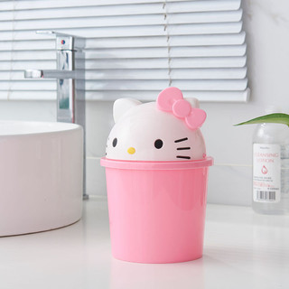 Sáng Tạo Dễ Thương Hoạt Hình KT Mèo Để Bàn Thùng Rác Có Thể Hộ Gia Đình Đầu Giường Bàn Cà Phê Bàn Washstand Flip Storage Bin Nhỏ 0PTR