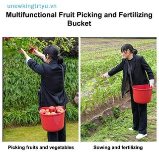 Unewtyu Garden Harvest Buet cho Fruit Piing Dây đeo có thể điều chỉnh dung tích lớn Giải pháp di động cho trang trại làm vườn và ngoài trời VN