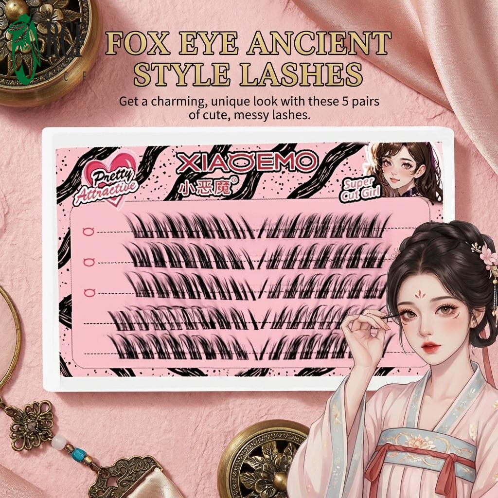 Bộ lông mi giả lộn xộn kiểu Fox - Cosplay Sử dụng hàng ngày