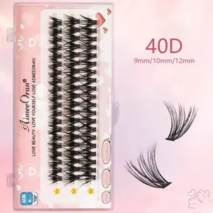 Wispy 30D 40D DIY Cluster Eyelash Extensions - Lông mi giả uốn cong phân đoạn cho thẩm mỹ viện