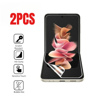 1-2 Chiếc Điện Thoại Hydrogel Phim Cho Tecno Phantom V Flip 2 Chống Trầy Xước Điện Thoại Có Thể Gập Lại Bảo Vệ Màn Hình Cho Infinix Zero Flip HD Phim Mềm Trong Suốt