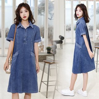 Váy denim nữ kiểu dáng đơn giản mới nhất, phù hợp diện hàng ngày