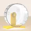 Bánh xe chạy bộ LAKAM Hamster, Bánh xe tập thể dục trong suốt dễ tháo rời​, Đồ chơi tập thể dục mở rộng bằng nhựa im lặng, Phụ kiện thú cưng