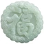 Mặt dây chuyền thương hiệu Jade Fu phong cách mới Mặt dây chuyền nam nữ Mặt dây chuyền ngọc bích phong cách (Dây ngẫu nhiên)
