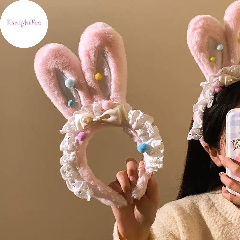 K2nightFee - Tóc cosplay thỏ tai Gothic cho lễ hội Phục Sinh, phù hợp chụp ảnh và lễ hội