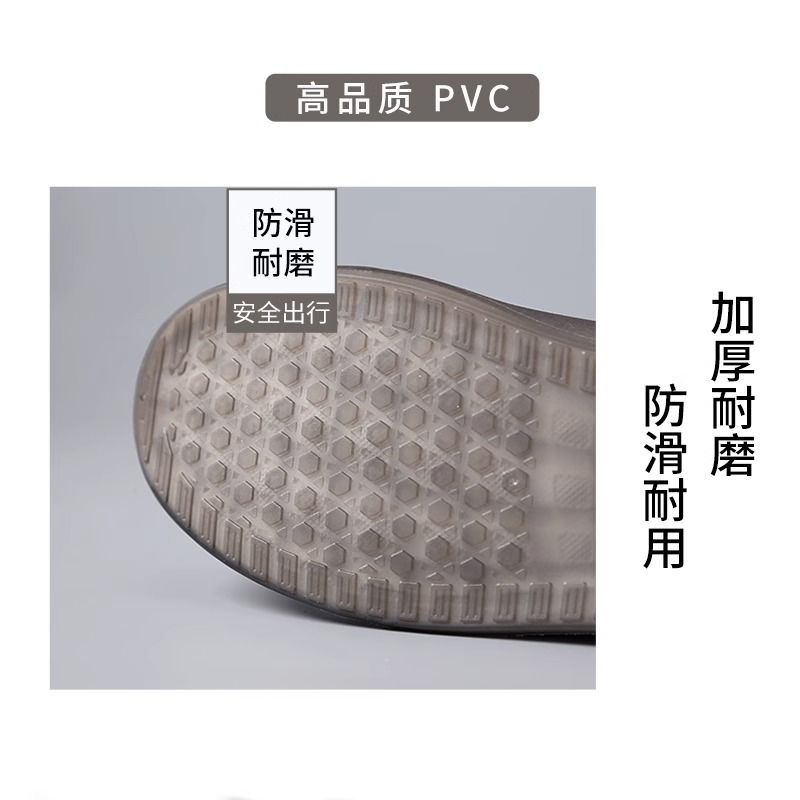 Giày Đi Mưa Chống Thấm Nước Ngoài Mặc Nam Giày Nước Chống Mài Mòn Người Lớn Ống Dài Chống Trơn Trượt Nữ Ngoài Trời Bắt Biển Mồi Giày Đi Mưa Bao Chân