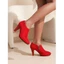 VNMZGG34-39 Size Lớn Mờ Da Lộn Ren Mũi Nhọn Miệng Sâu Bên Dây Kéo Rượu Kính Cao Gót Đi Lại Hàng Ngày Tiệc Hiệu Suất Giày Đơn Nữ