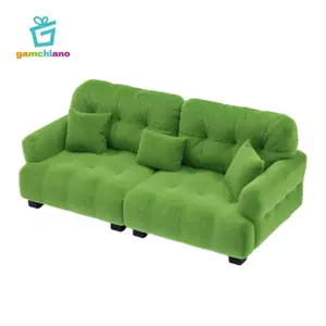 Gamchiano Mini Sofa Thực Tế Trẻ Em Giả Vờ Chơi Đồ Chơi Phòng Khách Nội Thất Mini