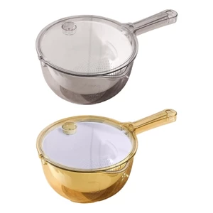 Giỏ thoát nước nhà bếp OXXGGKAO với 2 lớp riêng biệt để giặt và căng thẳng hiệu quả