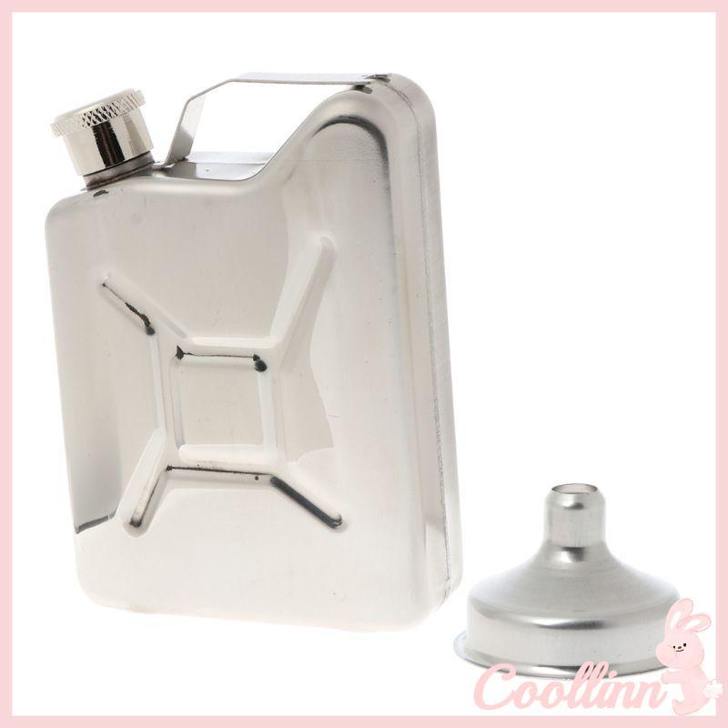COO 5oz Thép không gỉ Jerry Can Hip Bình Rượu Whisky Bỏ Túi Nam