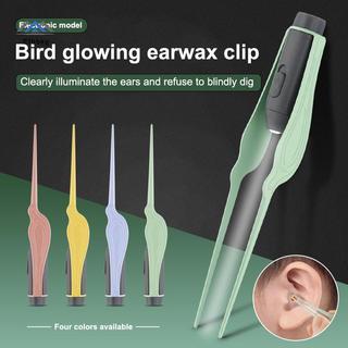ELBBKG Sữa Rửa Tai Mềm Chọn Tai LED Flash Light Ear Wax Curette Picker Dụng Cụ Làm Sạch Tai Sáp Tai Loại Bỏ Đào Earpick Mới