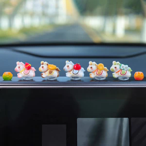 7 Chiếc Cung Hoàng Đạo Ngựa Đồ Trang Trí 2026 Ngựa Trung Quốc Linh Vật Đồ Trang Trí Xe Ô Tô DIY Đồ Trang Trí Nội Thất